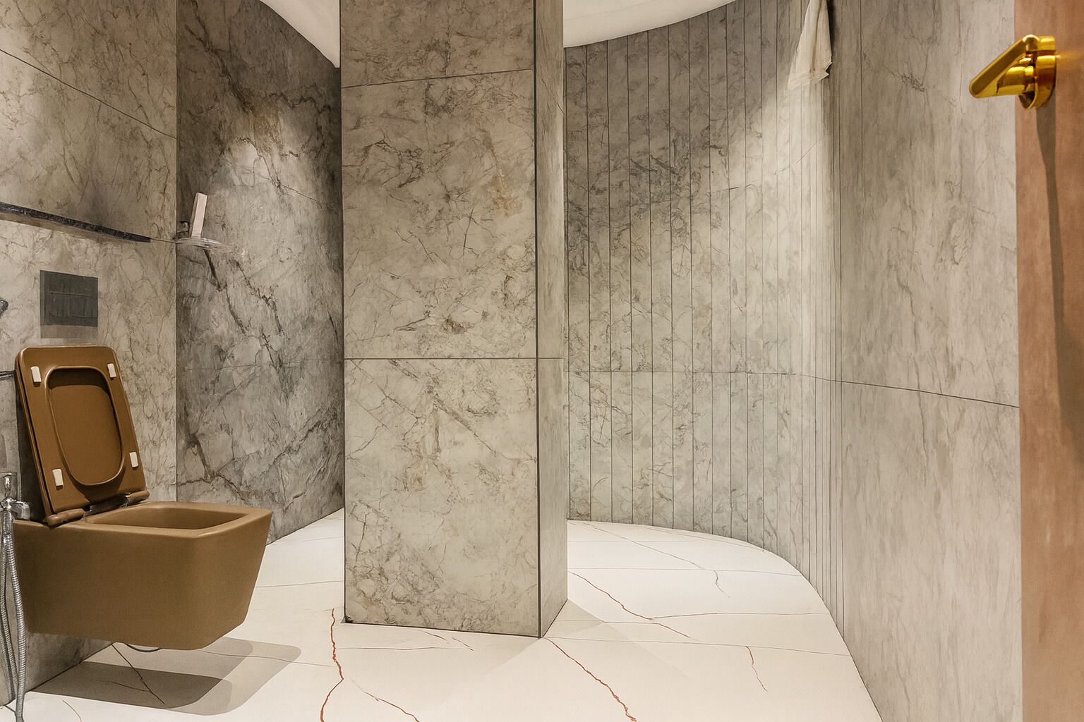 尊荣双人房, 1 间卧室, 城市景观 | 浴室