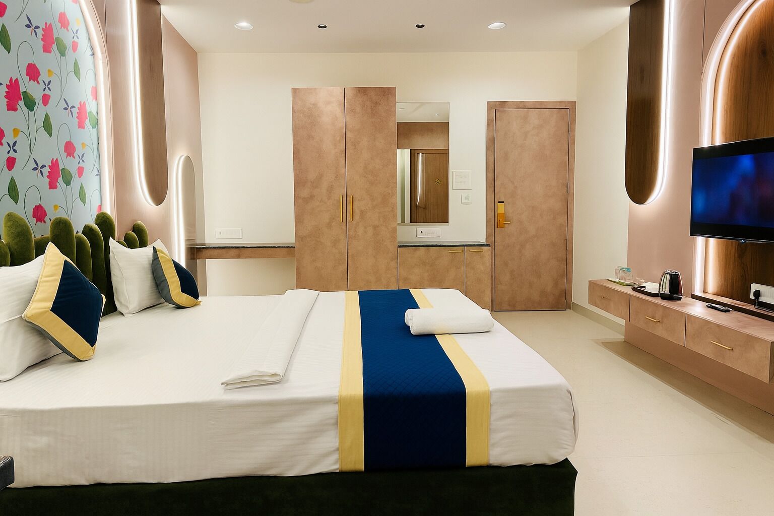 Habitación Business | Mobiliario individual, escritorio, espacio para trabajar con un portátil