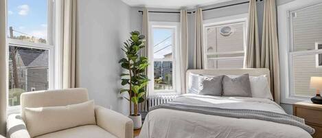 5 bedrooms, iron/ironing board, travel crib, free WiFi