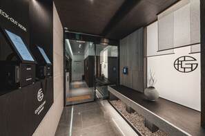 Façana frontal de l'allotjament