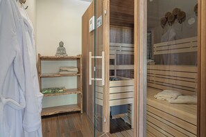 Biệt thự dành cho gia đình, nhiều phòng ngủ, cạnh núi (Wellness Vila Vinita) | Phòng xông hơi sauna