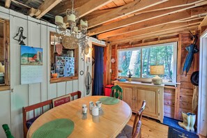 Interior - Cozy Lakefront Madison Cabin w/ Dock & Kayaks (Madison)