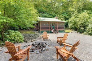 House (2 Bedrooms) | Front of property - Creekside Smokies Cabin 8 Mi to Murphy (Marble)