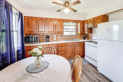 Waterfront Retreat w/ Dock & Yard in Reed City!