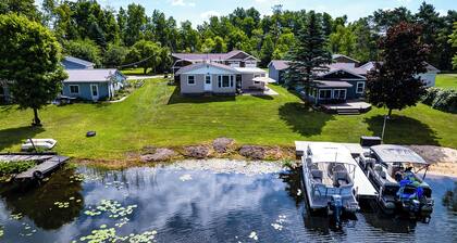 Waterfront Retreat w/ Dock & Yard in Reed City!