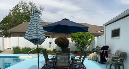 Comfortable Homey Private Entrance Suite with King Bed and Coffee/Work area.