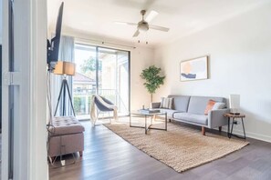 TV, fireplace, offices