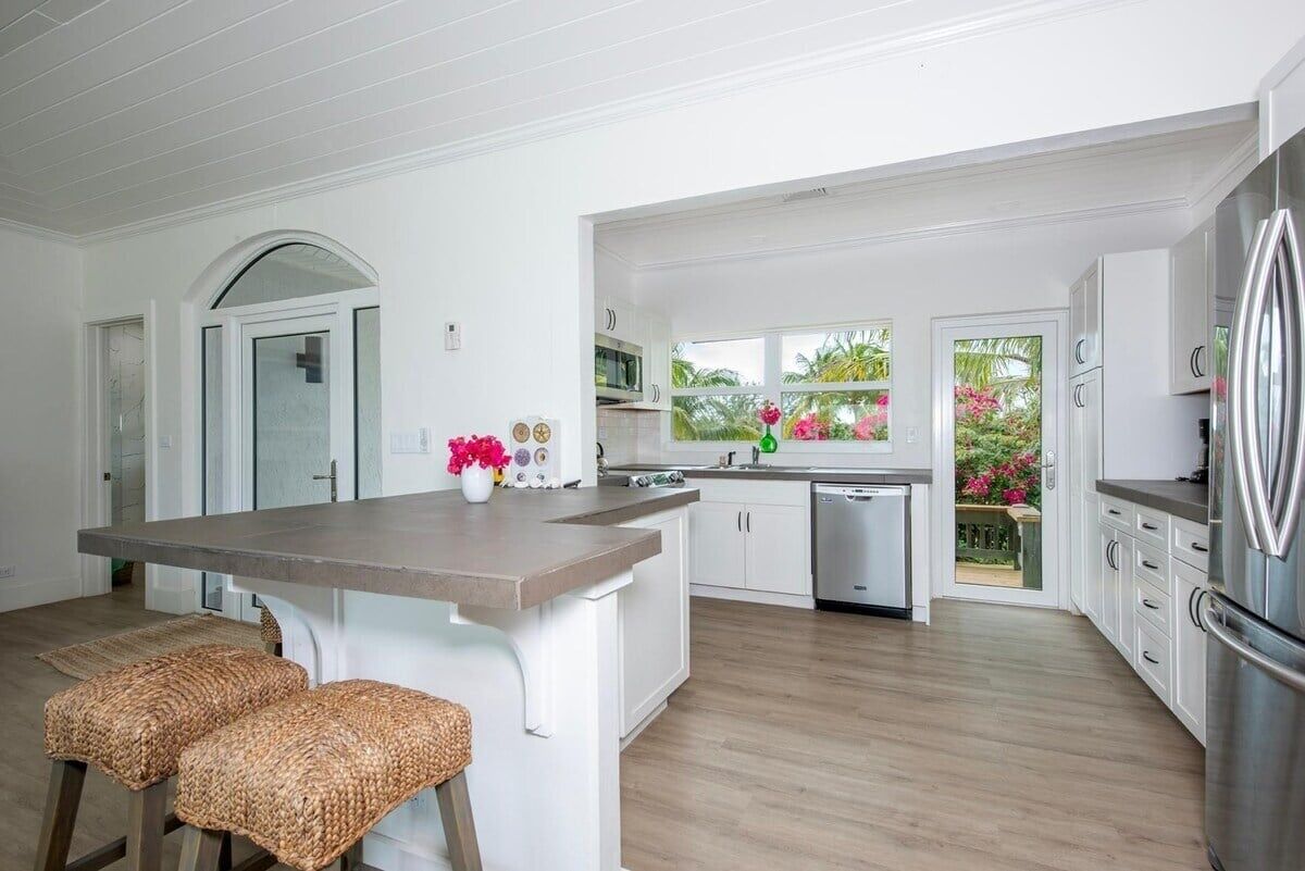 Ferienhaus, 3 Schlafzimmer | Eigene Küche | Wasserkocher mit Kaffee-/Teezubehör, Kühlschrank, Ofen, Toaster