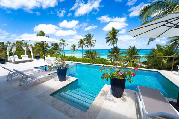 House, 4 Bedrooms | Pool | A heated pool - Seaduced - Brand New Luxury Beachfront Estate With Pool 4 Bedroom Home (North Palmetto Point)