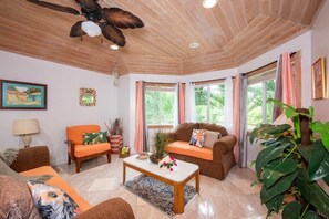 Townhome, 2 Bedrooms | Living area - Chat N Chill - Top Floor Condo, Walk To Pink Sands Beach 2 Bedroom Townhouse (Dunmore Town)