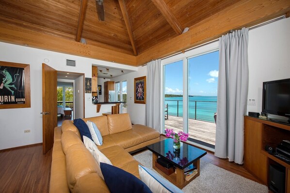 Villa, 5 Bedrooms | Living area - Touch Of Class Estate - A Caribbean Beachfront Estate 5 Bedroom Estate (Savannah Sound)