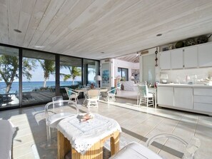 House, 3 Bedrooms | Dining - Hohum - Private Beachfront House On Exclusive Windermere 3 Bedroom Home (Savannah Sound)