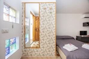 1 habitación y ropa de cama 