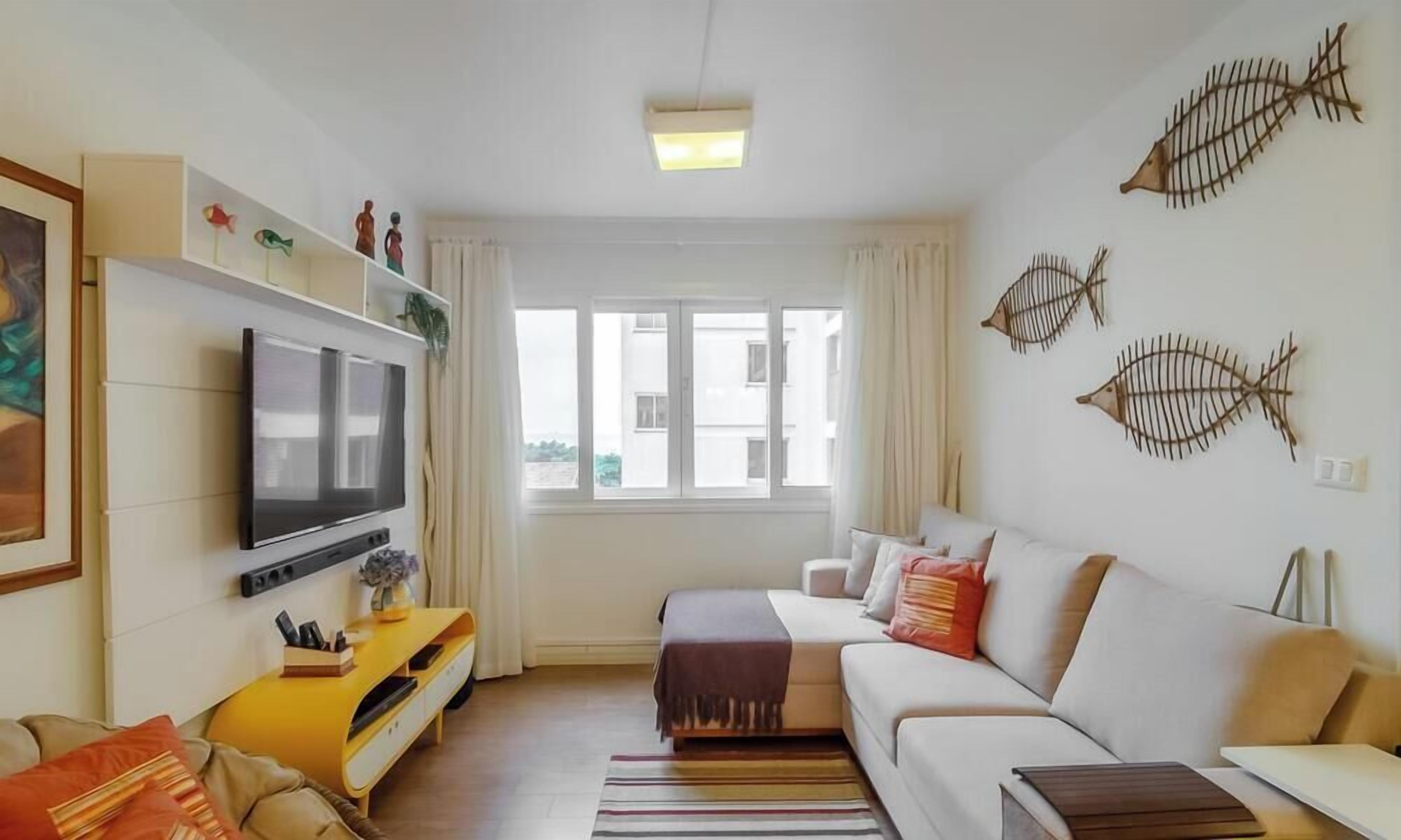 Căn hộ cơ bản | Khu phòng khách | TV 