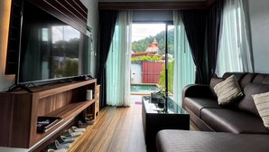 Villa, 2 chambres, piscine privée | Salle de séjour