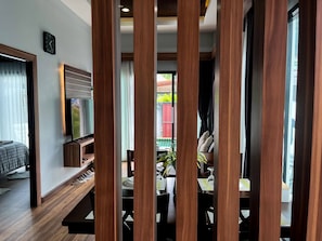 Villa, 2 Bedrooms, Private Pool | Living room | Books