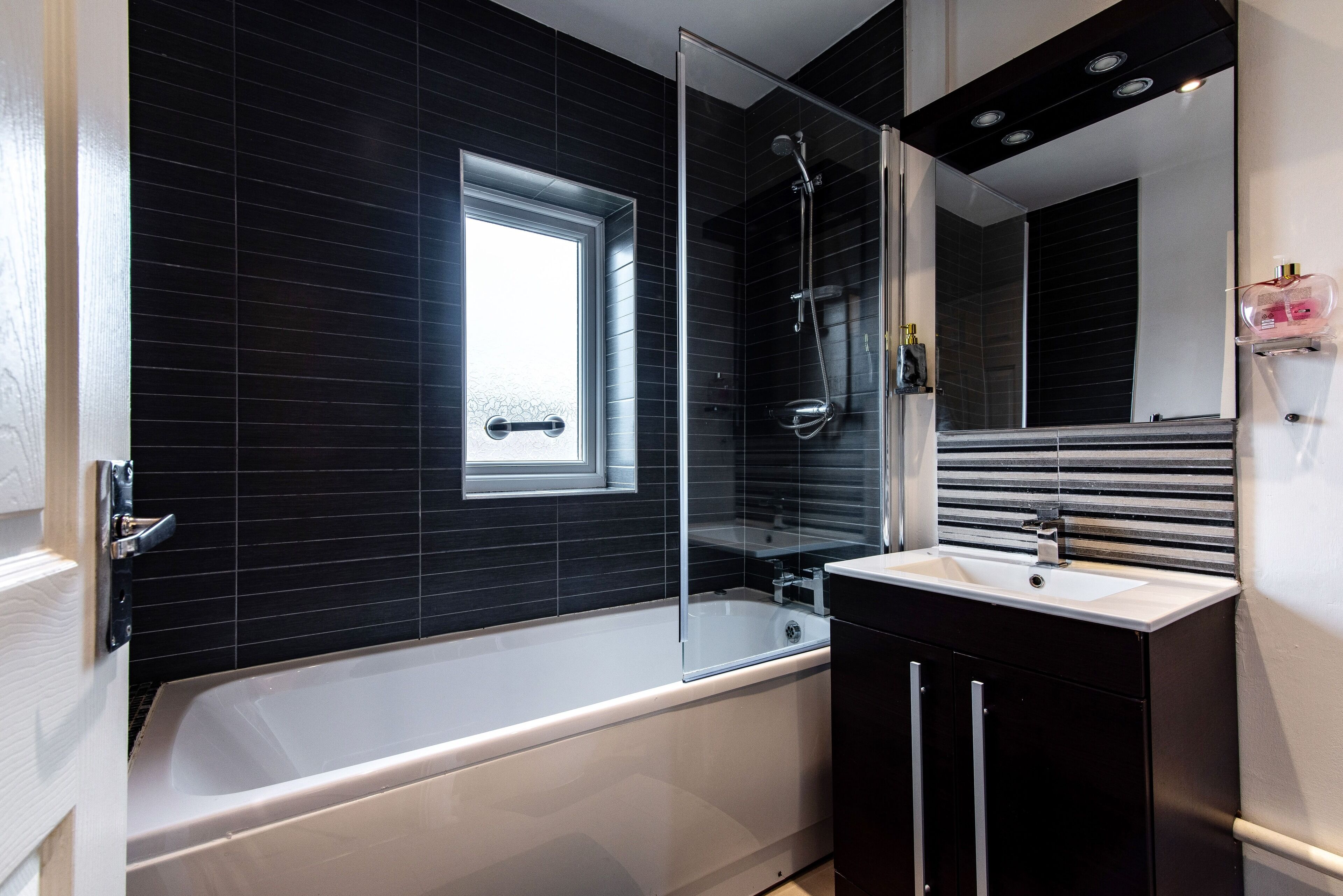 Shower, hair dryer
