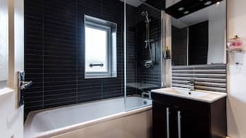 Shower, hair dryer