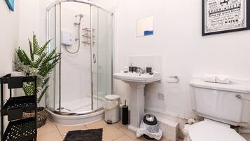 Shower, hair dryer