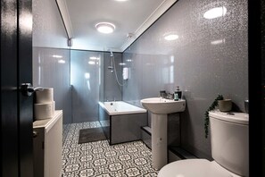 Shower, hair dryer