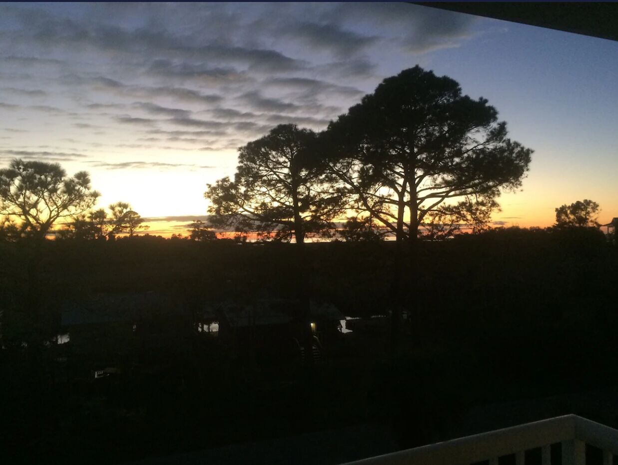 Blick von der Unterkunft