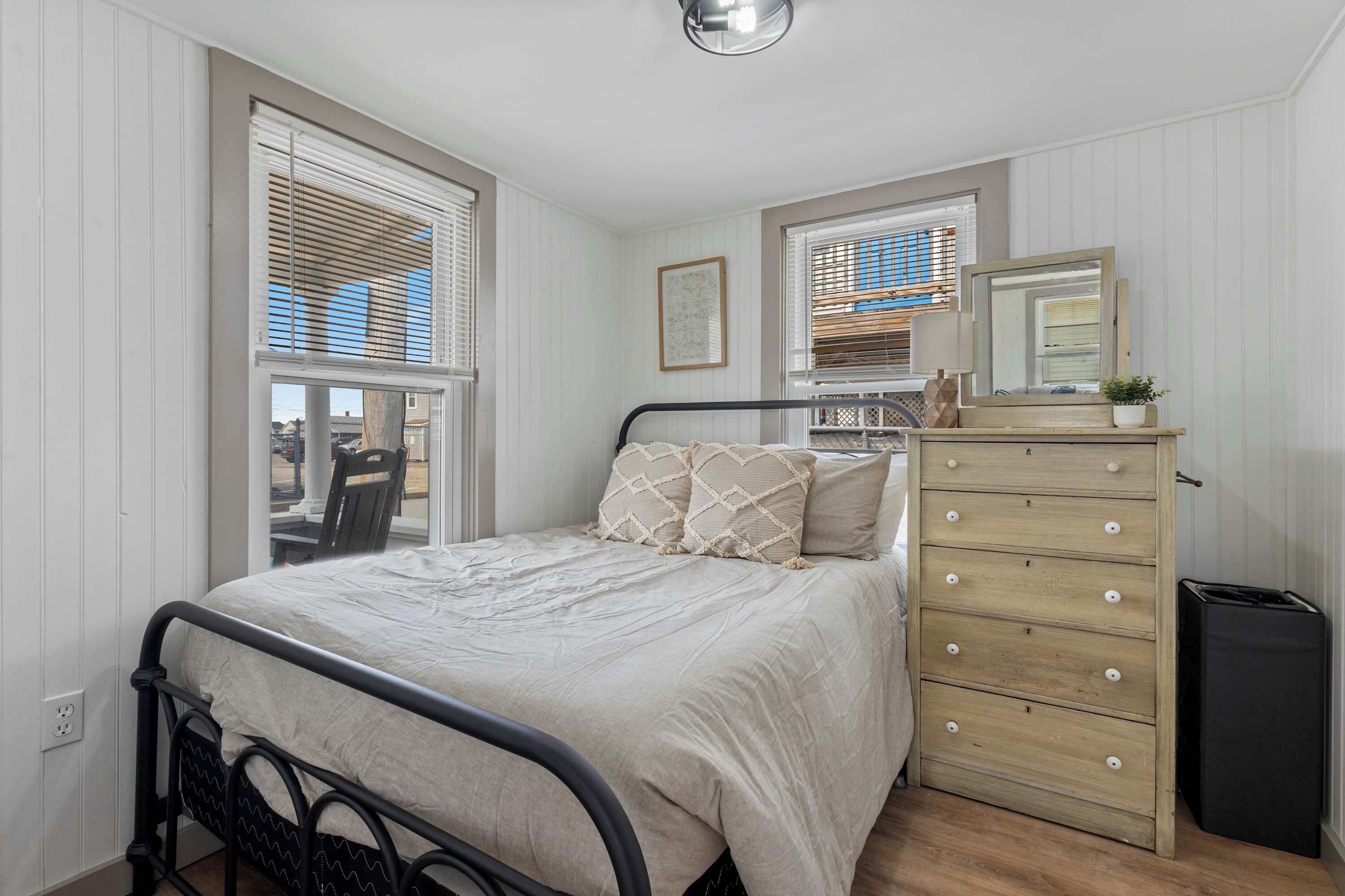 2 bedrooms, iron/ironing board, travel crib, WiFi