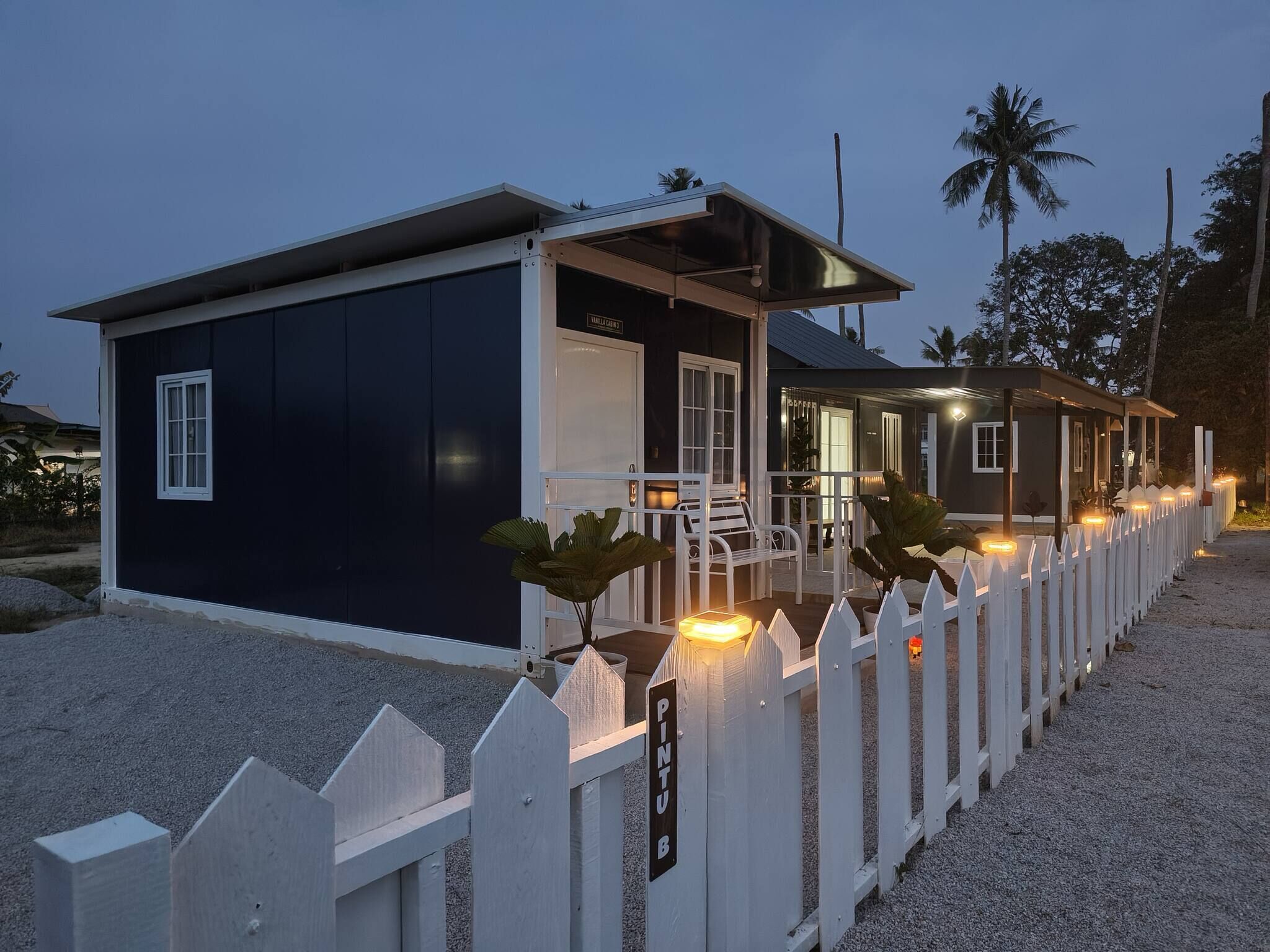 Ferienhütte, 1 Schlafzimmer, Balkon | Fassade der Unterkunft
