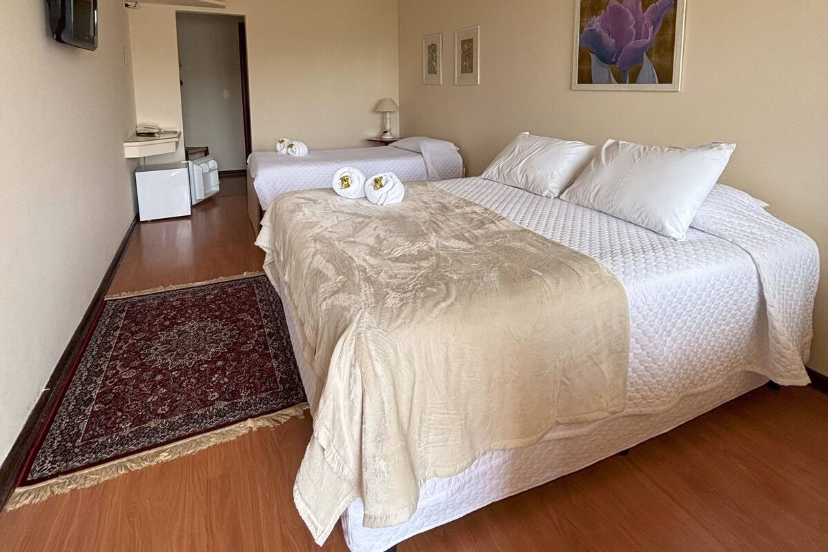 Kamar Triple Standar, pemandangan kebun | Minibar dan Wi-Fi gratis