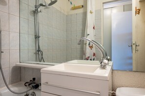 Shower, hair dryer