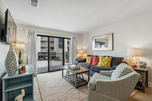 Leilighet, flere senger (Romar Beach 105) | Oppholdsområde