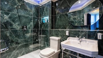 Premium Double Room - Self Served | Bathroom | Shower, free toiletries, hair dryer, towels