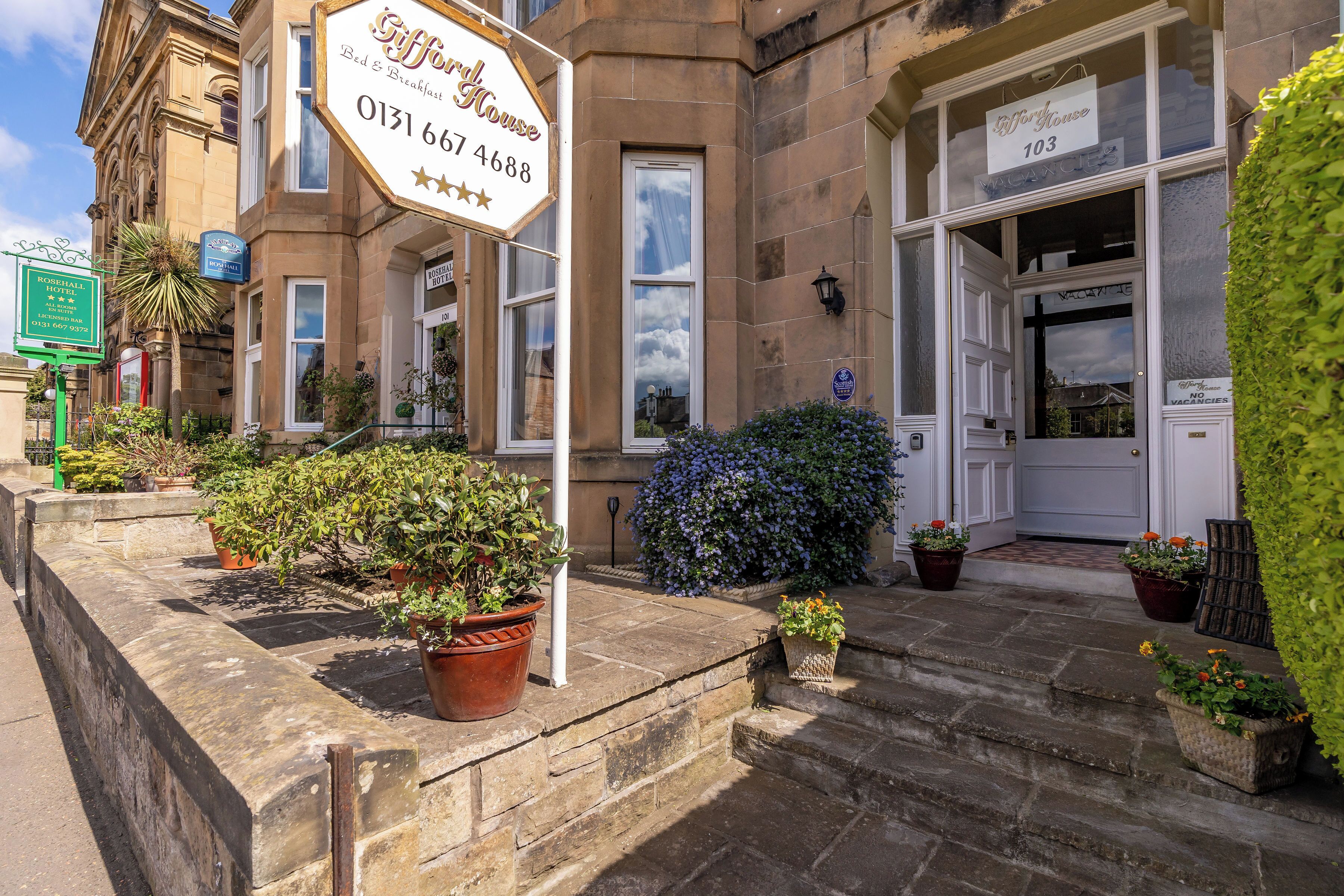 Façade de l’hébergement