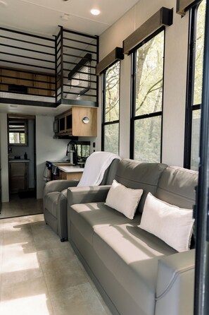 Living area - Timberwolf Mobile Unit #1 (Fredericktown)