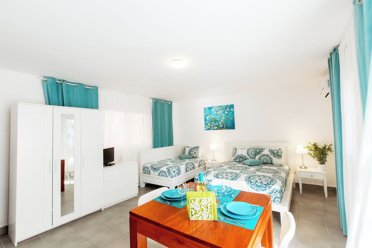 In-room safe, blackout curtains, iron/ironing board, free WiFi