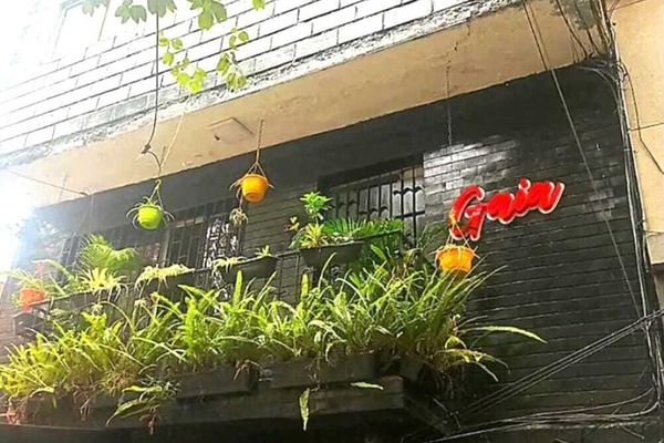Fassade der Unterkunft