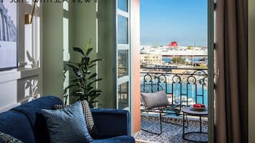 Appart'hÎtel Deluxe, vue mer | Coin séjour