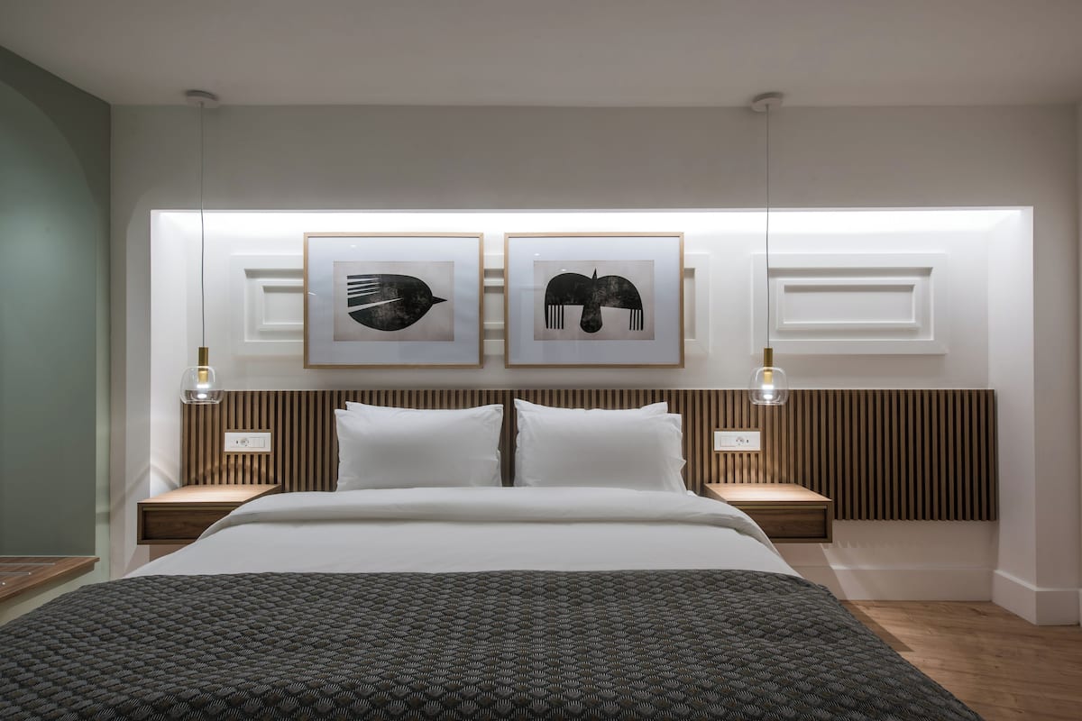 Appart'hôtel Deluxe, vue mer | Coffres-forts dans les chambres, rideaux occultants