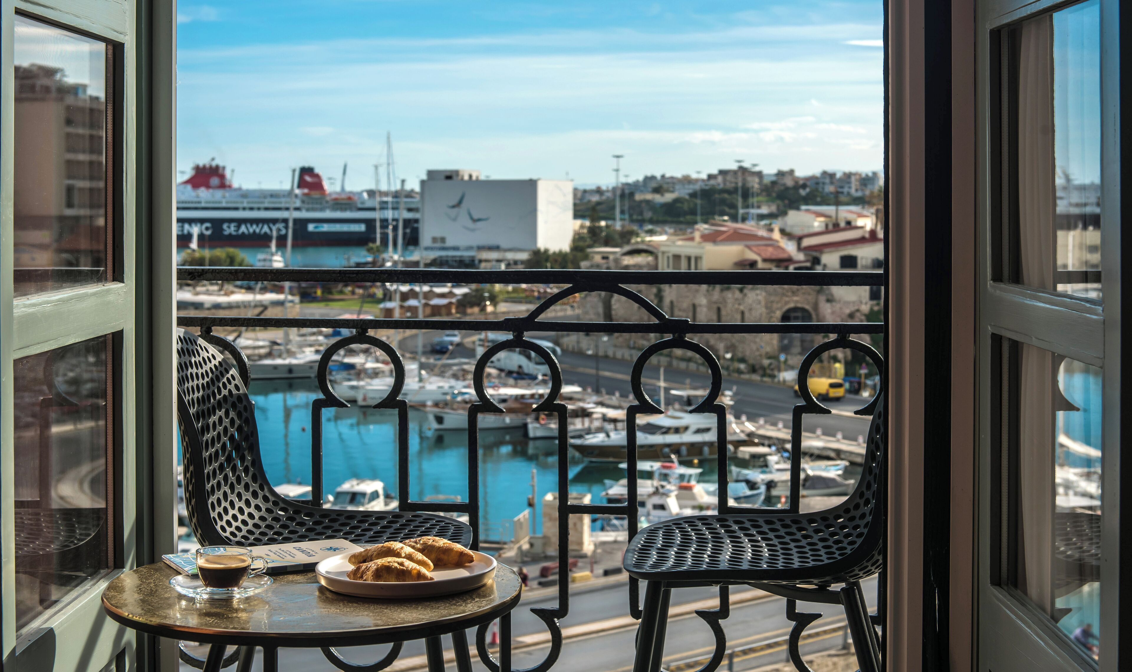 Leilighet – deluxe, balkong, sjøutsikt | Terrasse/patio