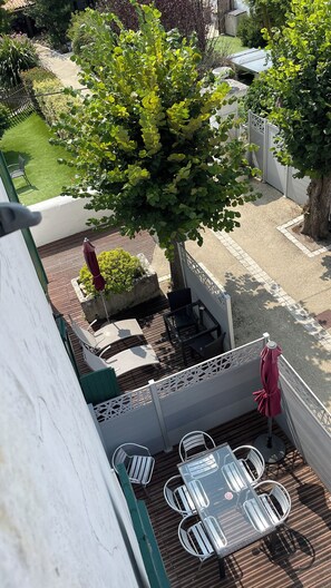 Studio, vue cour intérieure | Terrasse/Patio