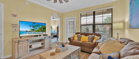 Smart TV, table football, books