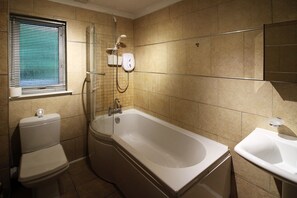 Douche, serviettes fournies