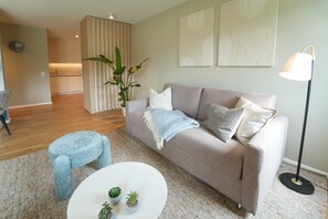 TV - 101-freiburg – 2 Apartments (No. 1 + No. 2) with Mountain View, Private Terrace and 3 Bedrooms (Freiburg im Breisgau)