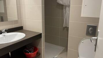 Shower, hair dryer