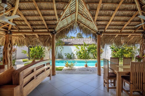 C3 Villa avec piscine privée 80 m de la plage de Ballenas - Starlink