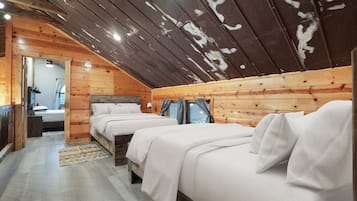 5 chambres, accès au Wi-Fi (inclus), literie fournie