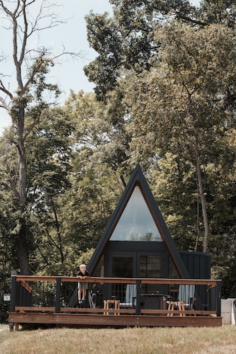 Cabin 3: Escape to Enchantment, Aframe Glamping at The Wildflower.
