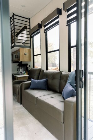 Living area - Timberwolf Mobile Unit #4 (Fredericktown)