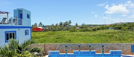 Suite Supérieure, balcon, vue mer | Coin séjour