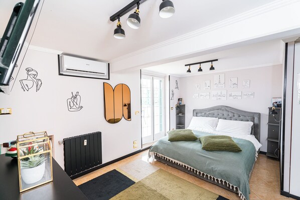 1 Schlafzimmer, Bügeleisen/Bügelbrett, kostenloses WLAN, Bettwäsche