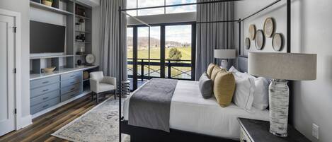 Kamar Mewah | Brankas, tirai kedap cahaya, setrika/meja setrika, dan Wi-Fi gratis